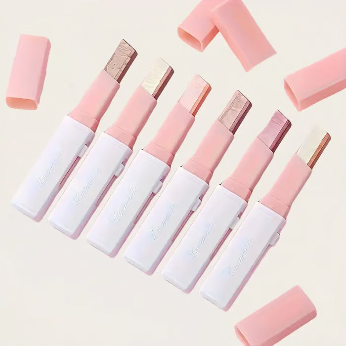 ✨ 6Pack Dual-color eyeshadow stick-brightens the eyes for a natural and long-lasting look