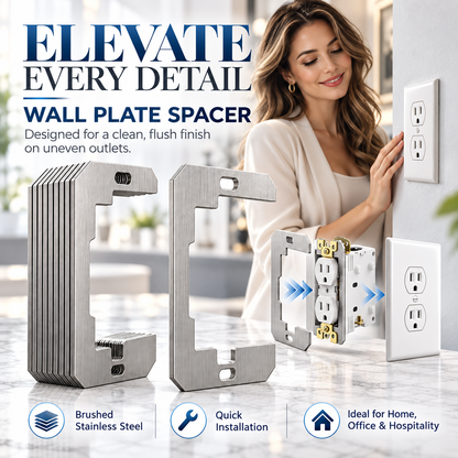 🛠️⚡Metal Wall Plate Outlet Spacers | Electrical Device Leveling Shims