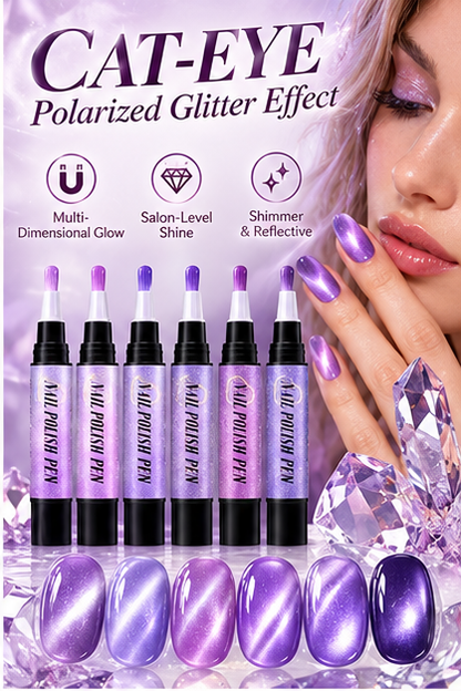 💅 6PCS One-Step Gel Nail Art Pen Set – Salon Beauty at Home