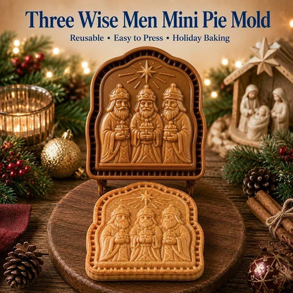 🥧✨ Faith & Nativity Christmas Mini Pie Mold Collection