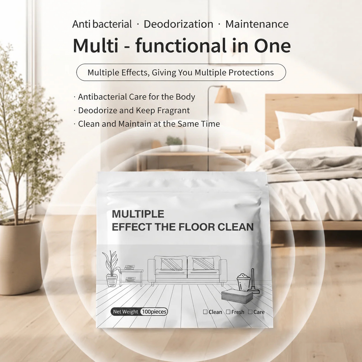 Last Day 80% OFF🫧Multi-Surface Antibacterial Cleaner for Hardwood, Tile & Laminate