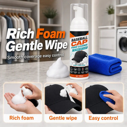 🧢 No-Rinse Baseball Cap Foam Cleaner ✨