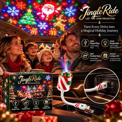 Merry Ride Christmas Car Projector Light