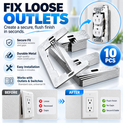 🛠️⚡Metal Wall Plate Outlet Spacers | Electrical Device Leveling Shims